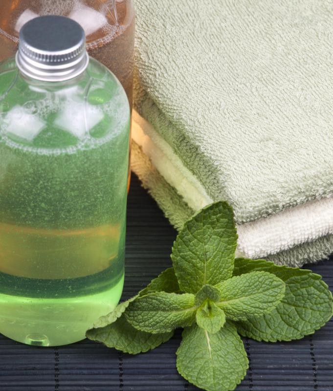 Mint oil adds a refreshing, clean scent to products.