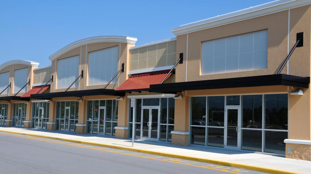 Stores that are part of a strip mall may coordinate their marketing strategies to take advantage of increased consumer traffic.