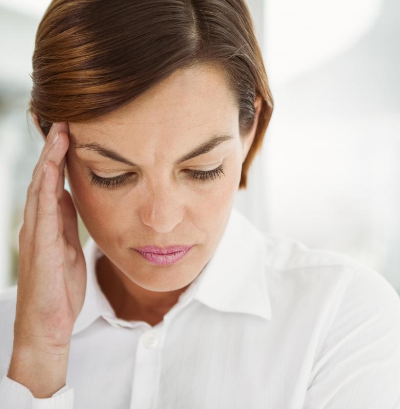 Migraines may cause a stiff neck and dizziness.