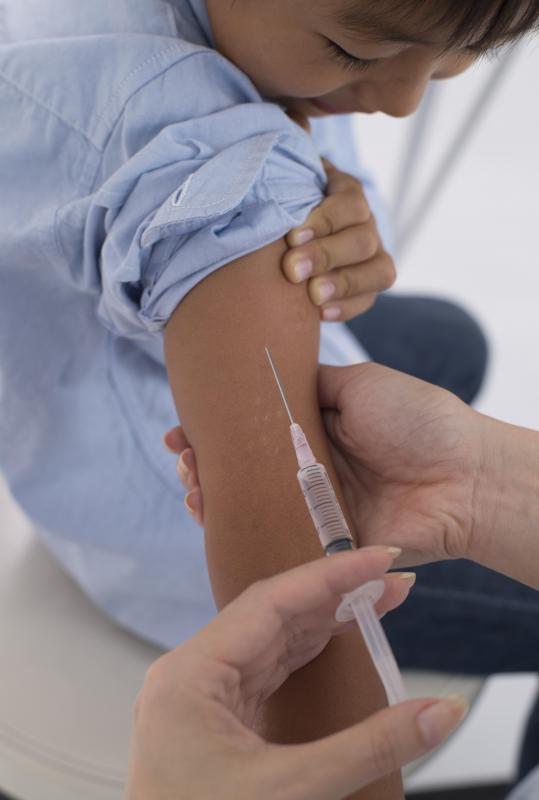 A child with optic nerve hypoplasia may require hormone shots if the pituitary is not functioning properly.