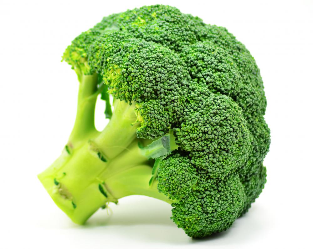 Broccoli contains high amounts of cysteine, which can be very helpful for the body.