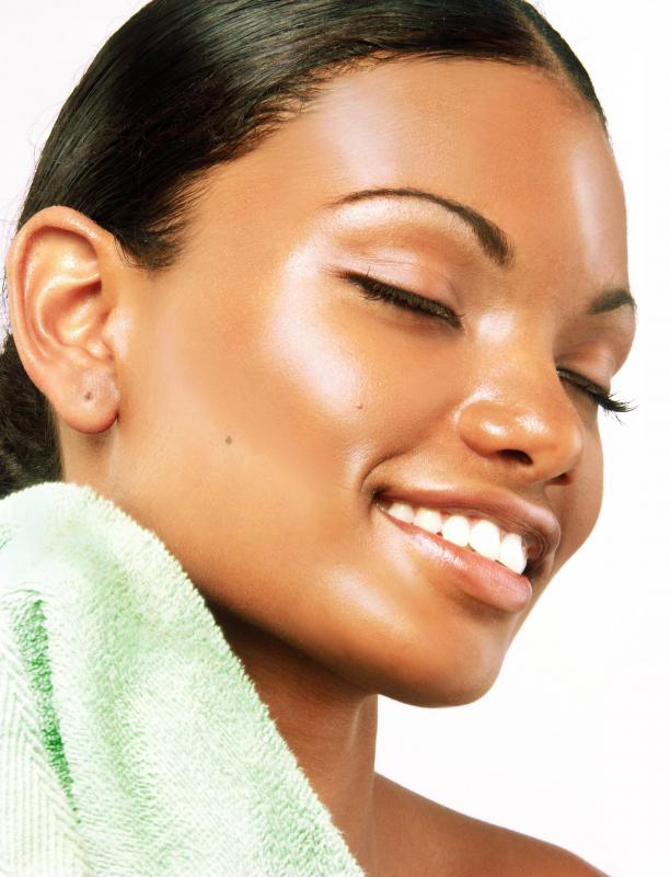 People who have brown eyes often have a warm skin tone.