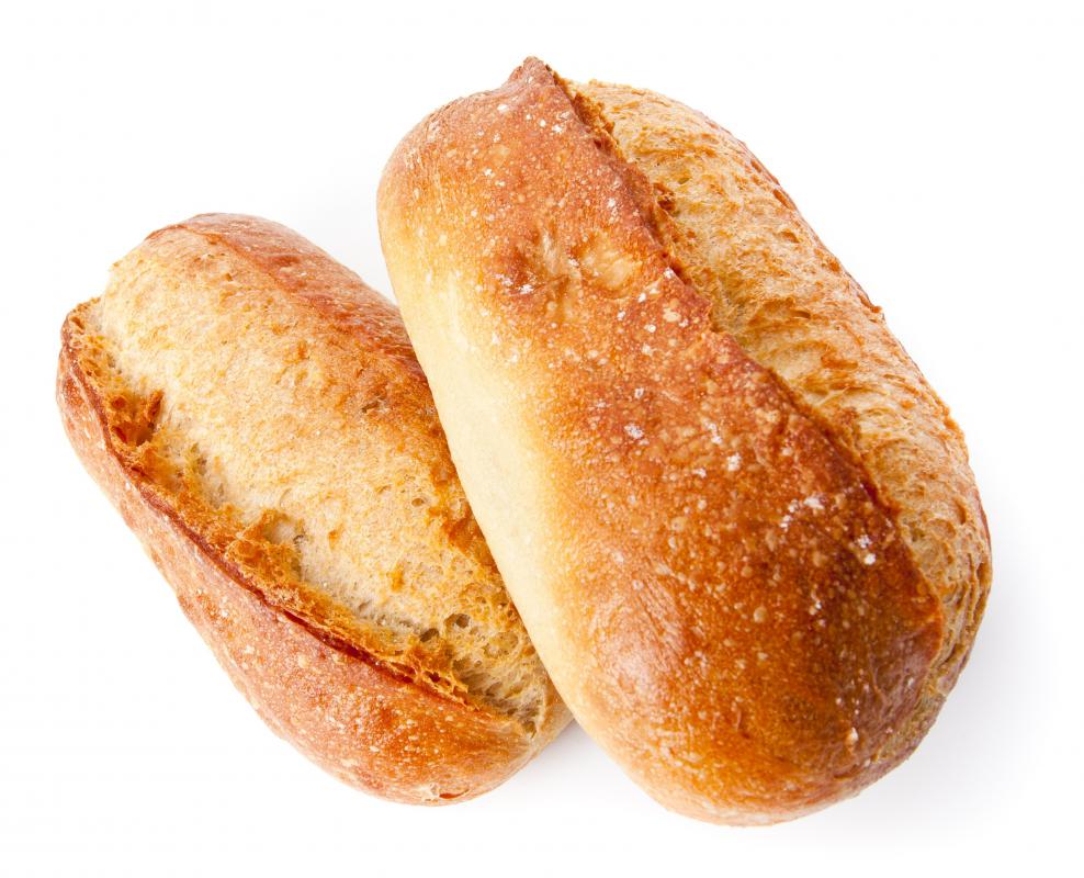 Sourdough bread contains lactic acid.