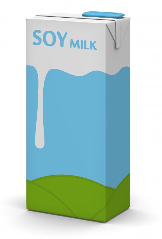 Soy milk is considered a good source of protein.