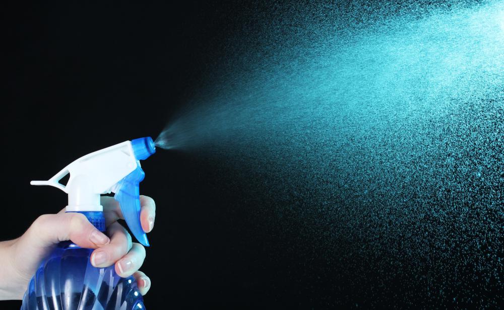 Some LCD cleaning solutions come in spray bottles.