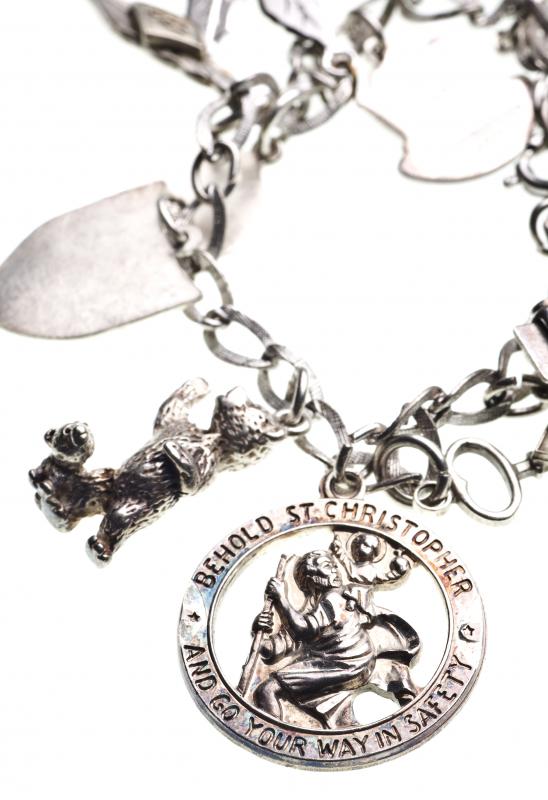 A St. Christopher medal may be considered a good luck charm.