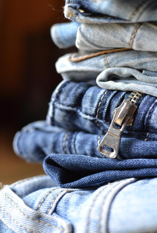 Denim jeans have become a staple of American culture.