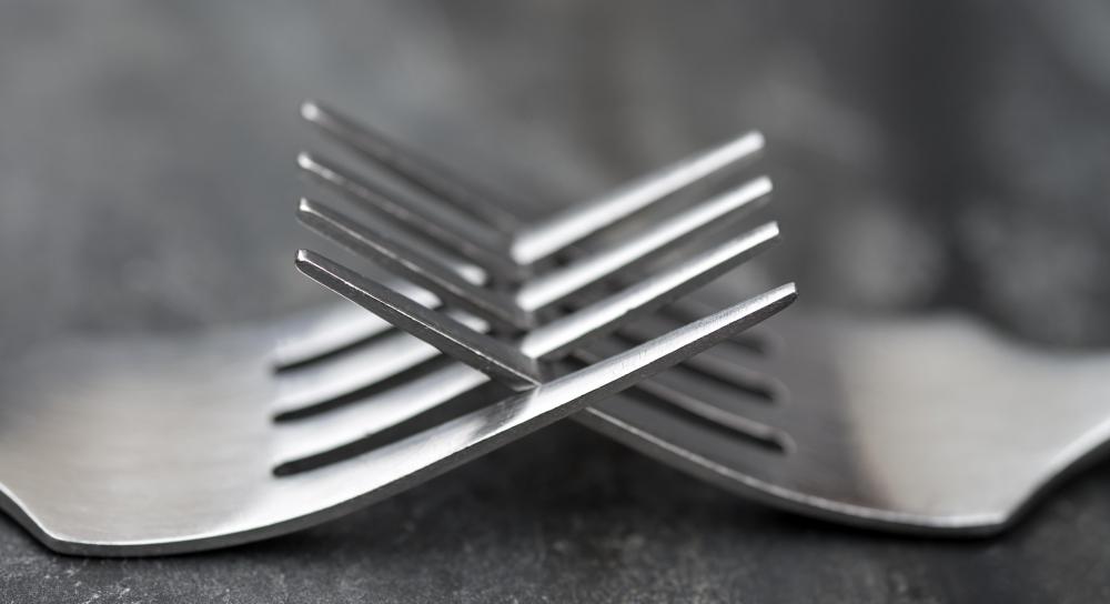 Stainless steal is typically not magnetic, but stainless steal that doesn't have any nickel in it is magnetic.
