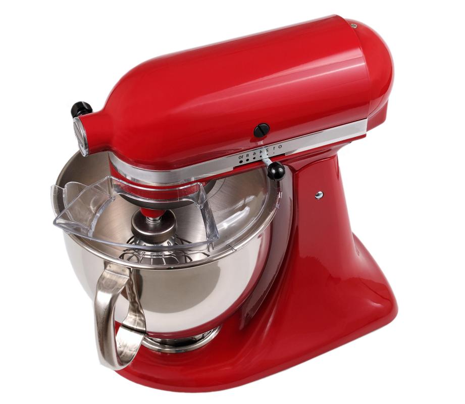 A stand mixer makes cooking and baking much easier.
