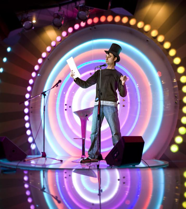 Many comedians use physical comedy in their acts.