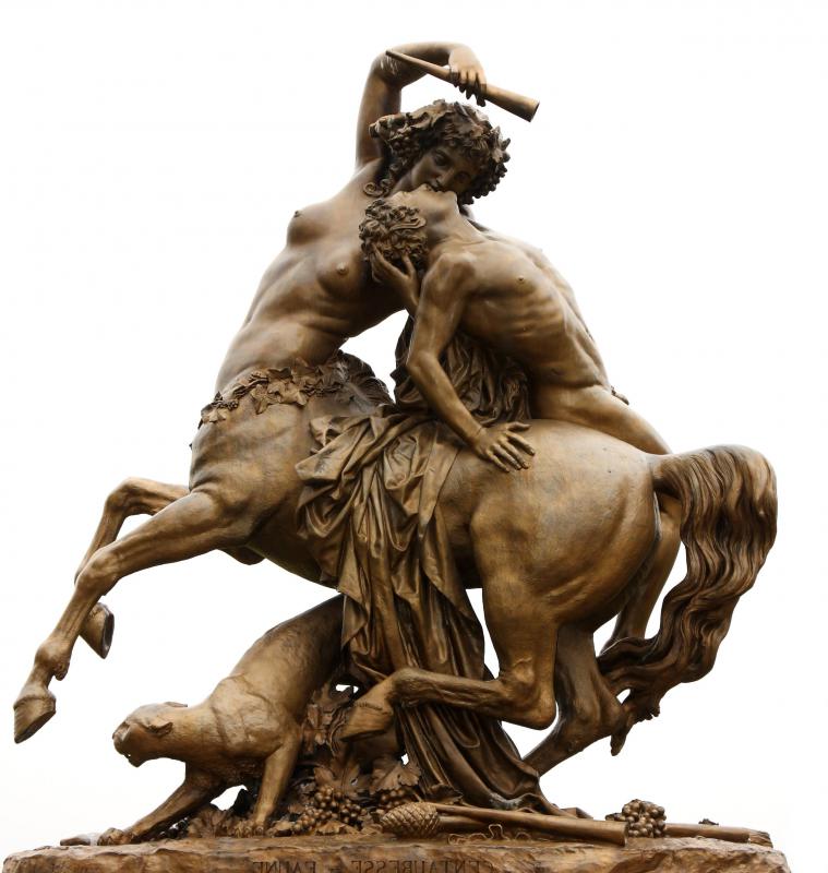 Half-human, half-horse centaurs are a well-known type of mythological creature.