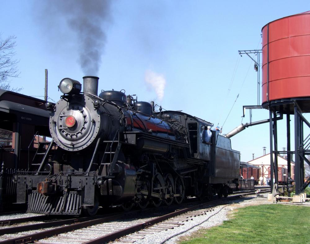The drawbar on a locomotive may weigh thousands of pounds.