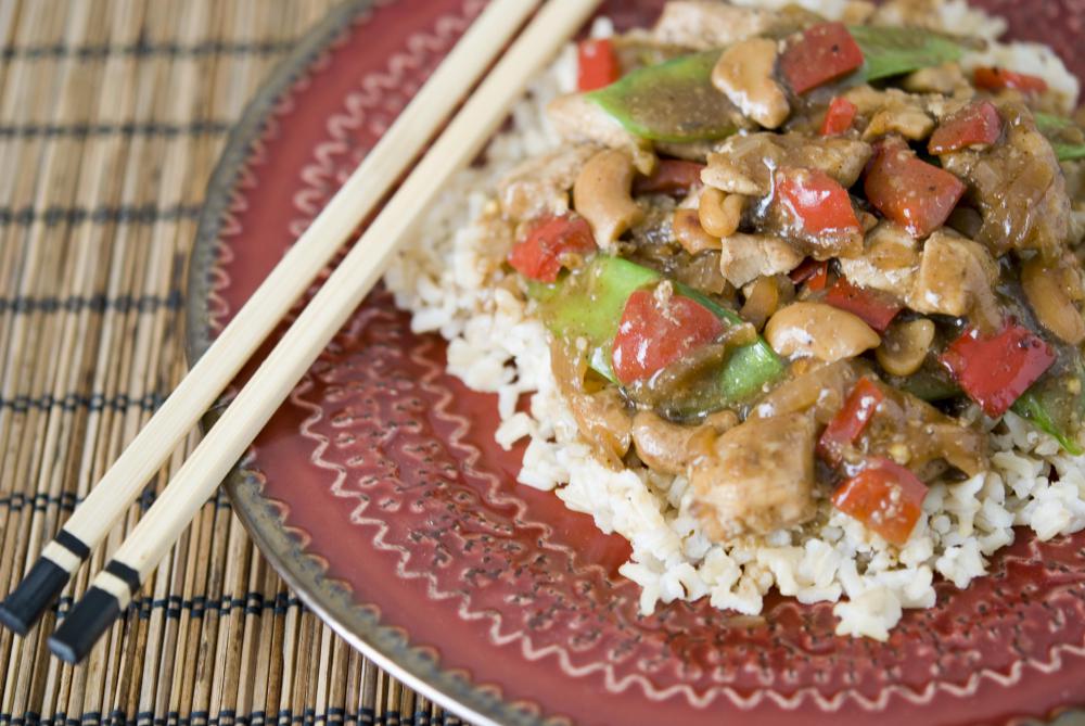 A pinch of asafoetida can be added to stir-fried dishes.