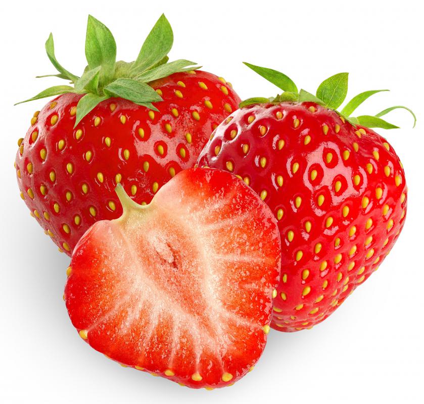 Heirloom strawberries.