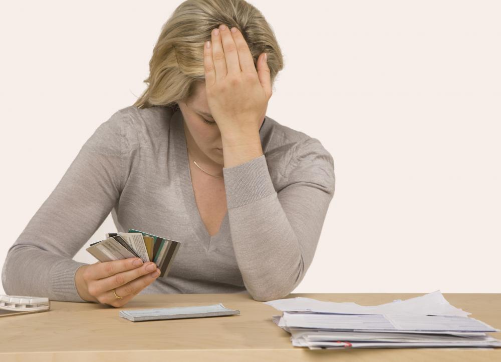Victims of identity theft may incur large amounts of debt.