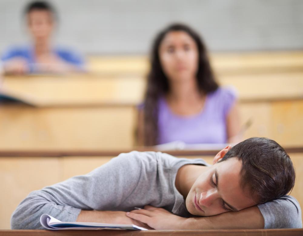 Getting regular exercise helps students avoid falling asleep in class by making them feel more alert and building concentration.