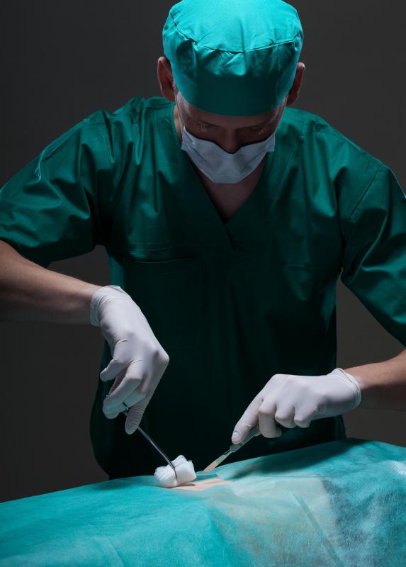 Open injuries may need irrigation before treatment.