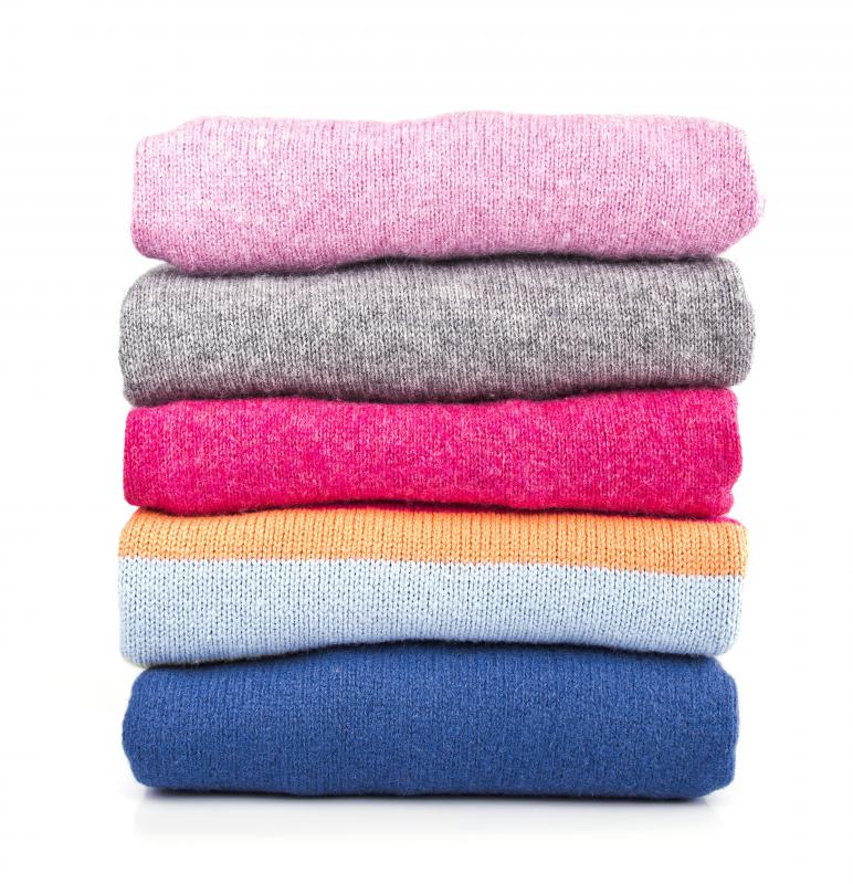 Merino wool is used to make lightweight sweaters.