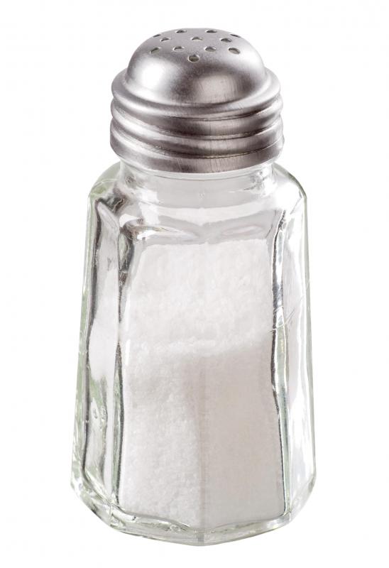 Salt, which can be used to clean sterling silver.