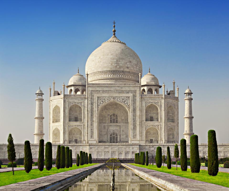 The Taj Mahal was built in honor of an Indian emperor's wife.