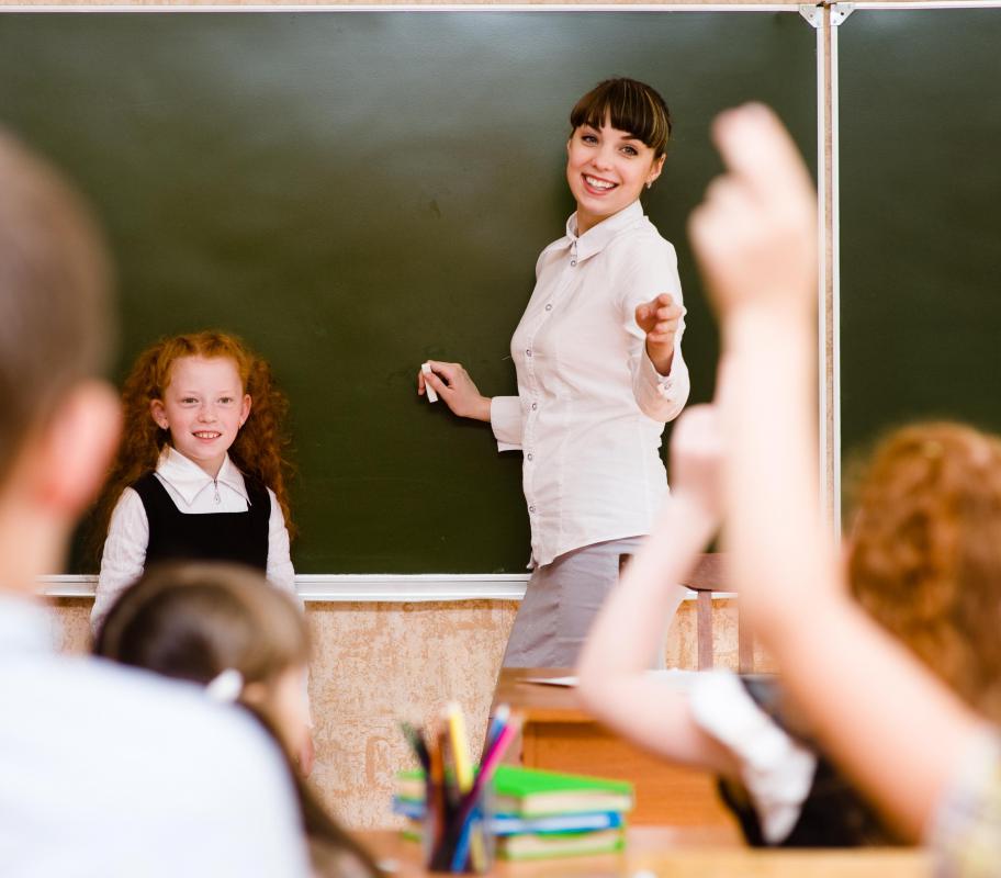 Teachers are usually divided by grade level in elementary schools.