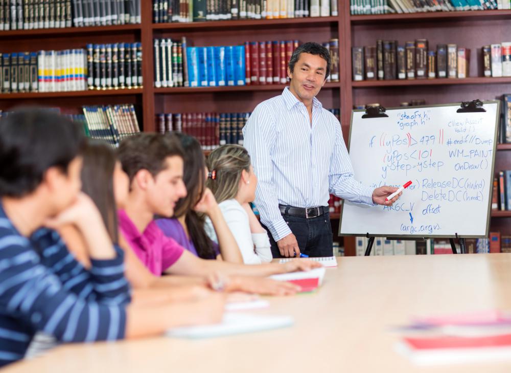 Local business leaders may speak during an informal seminar to engage community members.