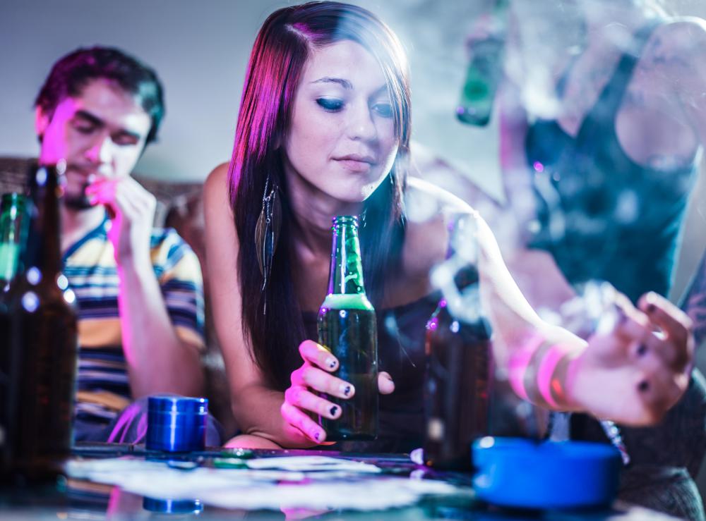Teenagers have discovered that using rubber cement as an inhalant has similar effects to alcohol consumption.