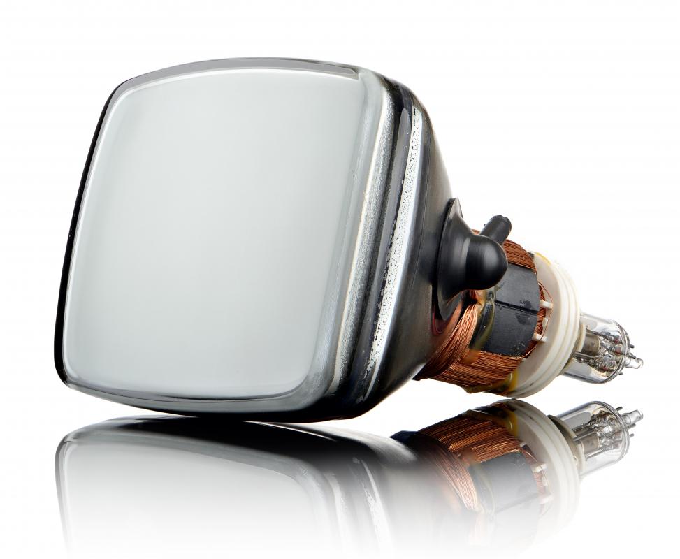 CRT is an abbreviation for a cathode ray tube, often used in older model TVs.