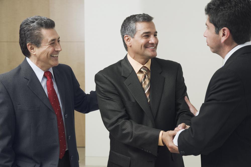 Good social skills are an asset in business.