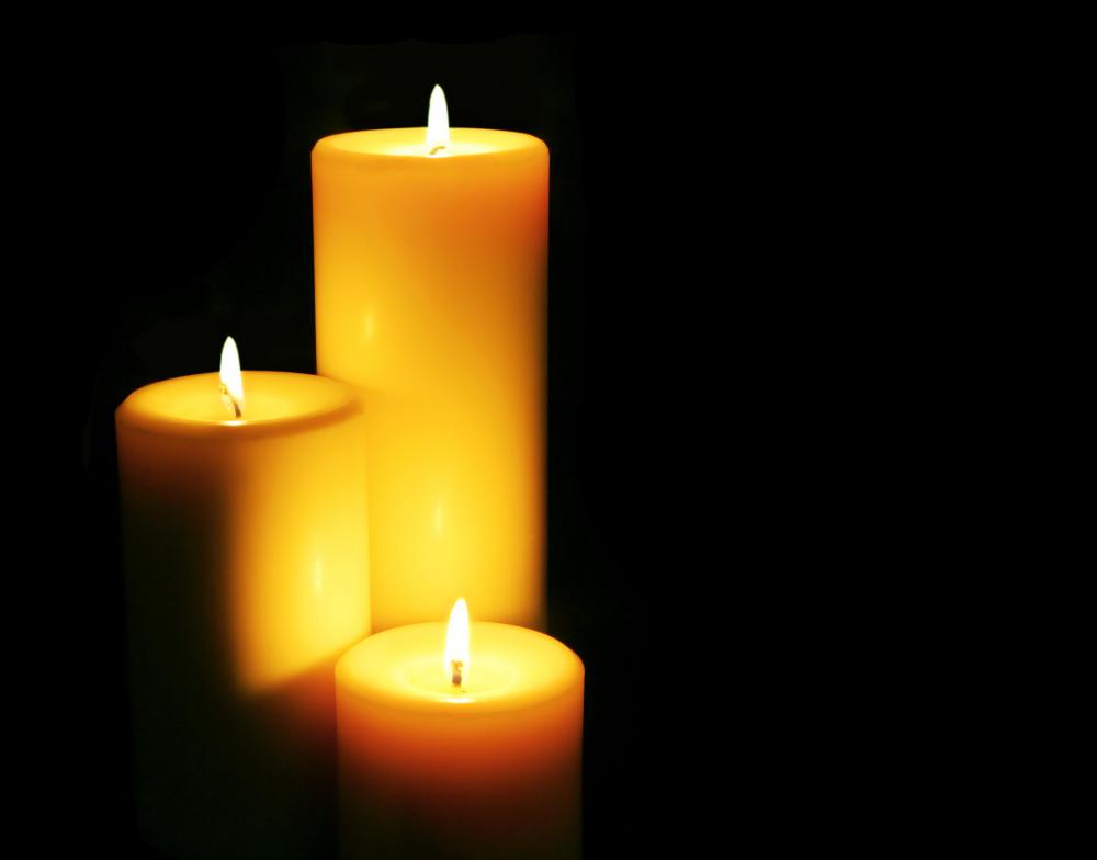 Unscented candles.