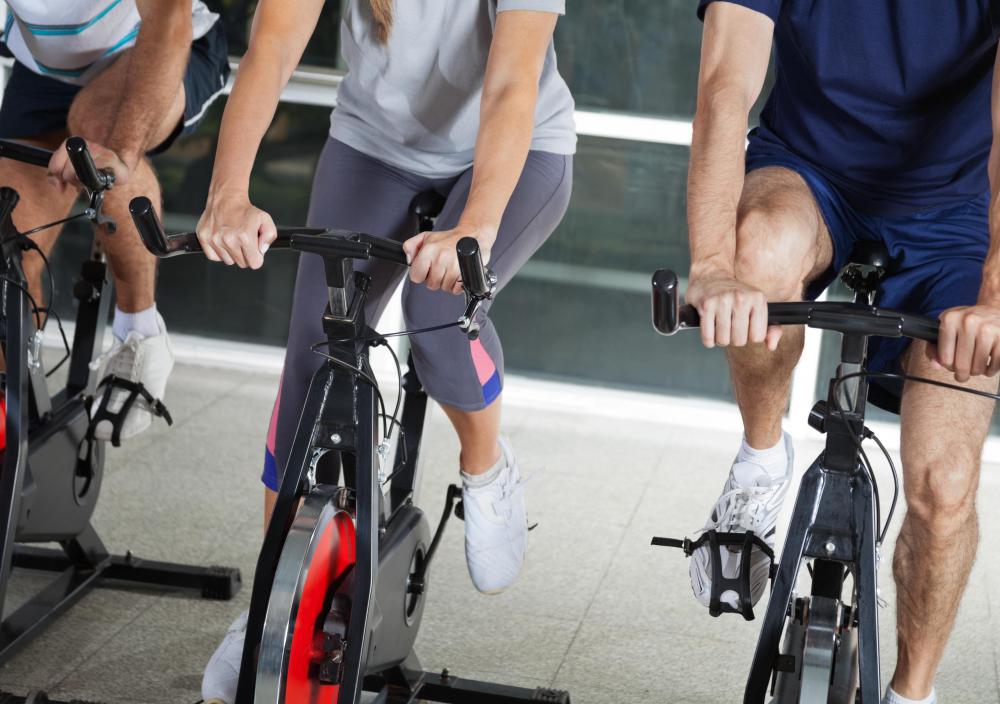 Stationary biking is a common pulmonary rehabilitation exercise.