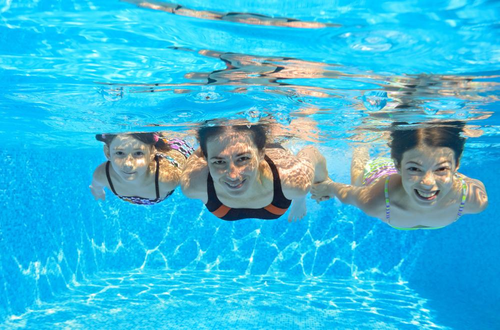 Swimming laps can build muscle, burn calories and help regulate breathing and build lung capacity.
