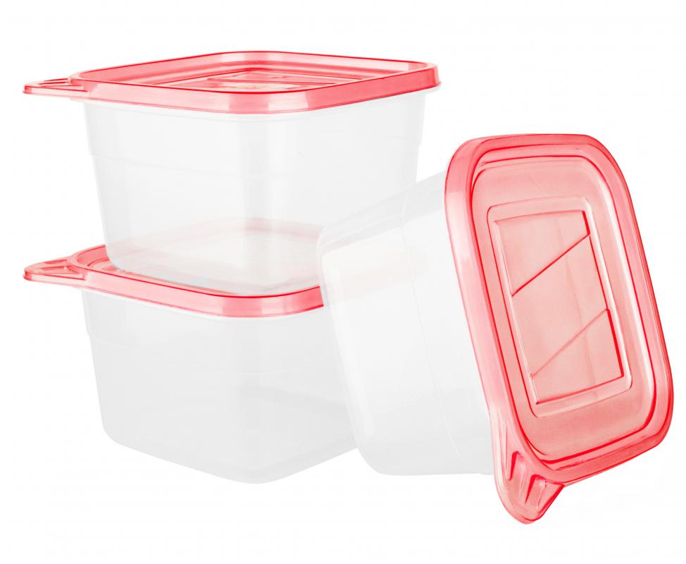 Thermoplastics are often used to make plastic storage containers.