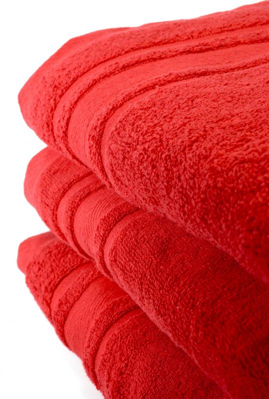 It is common to find towels made of ringspun fabric.