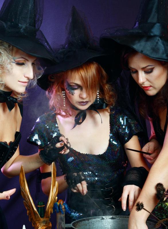 Macbeth follows the prophecy of three witches and kills the Scottish king so that he can take over.