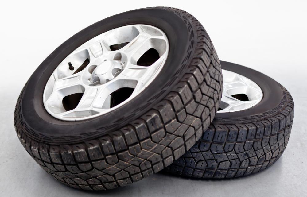 Wheels include the tire and rim.