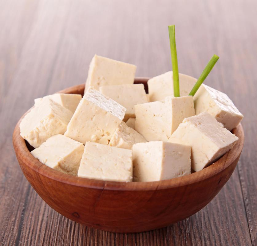 Tofu is a protein source in a bland diet.
