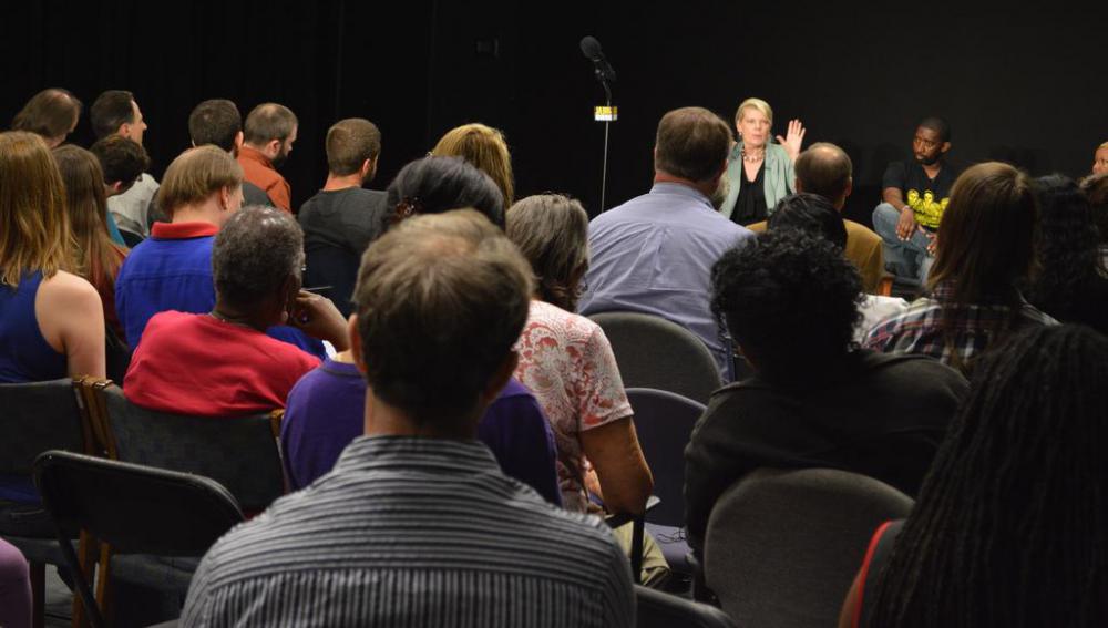 Small towns may utilize a form of direct democracy, also known as participatory democracy, at town meetings.