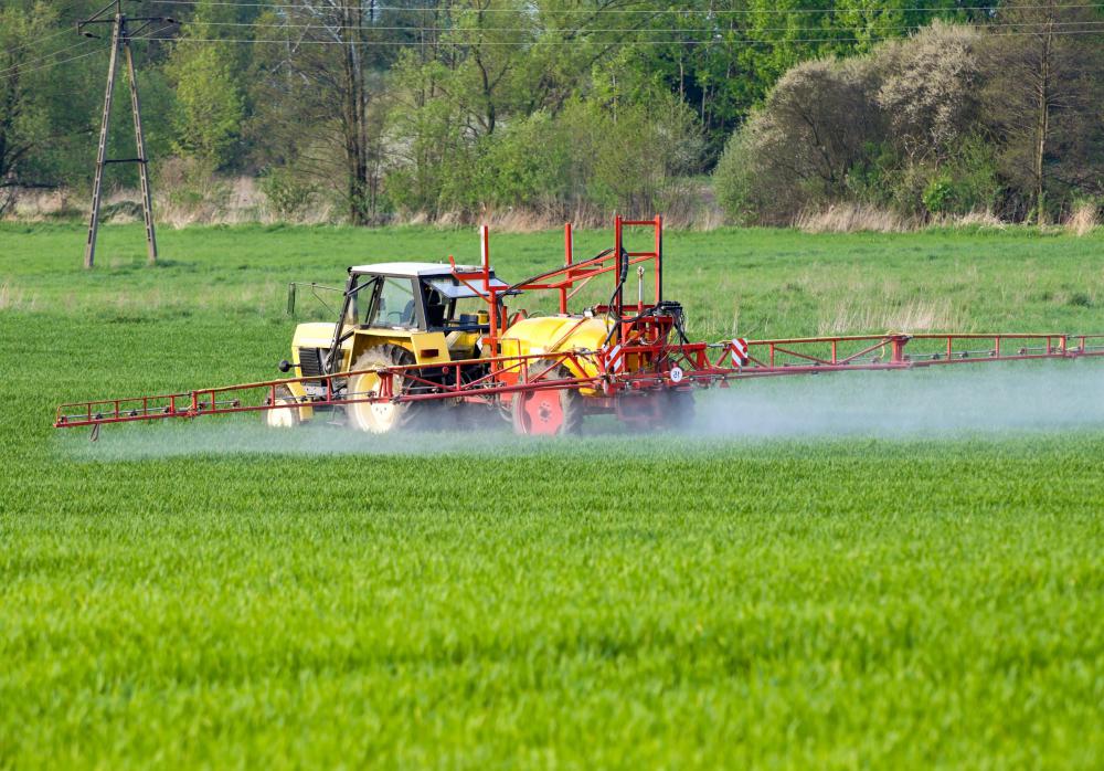 Phosphate fertilizer in its liquid form can be easily applied to fields and crops.