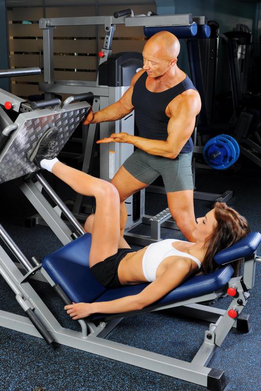 Negative training may be performed using weight machines.