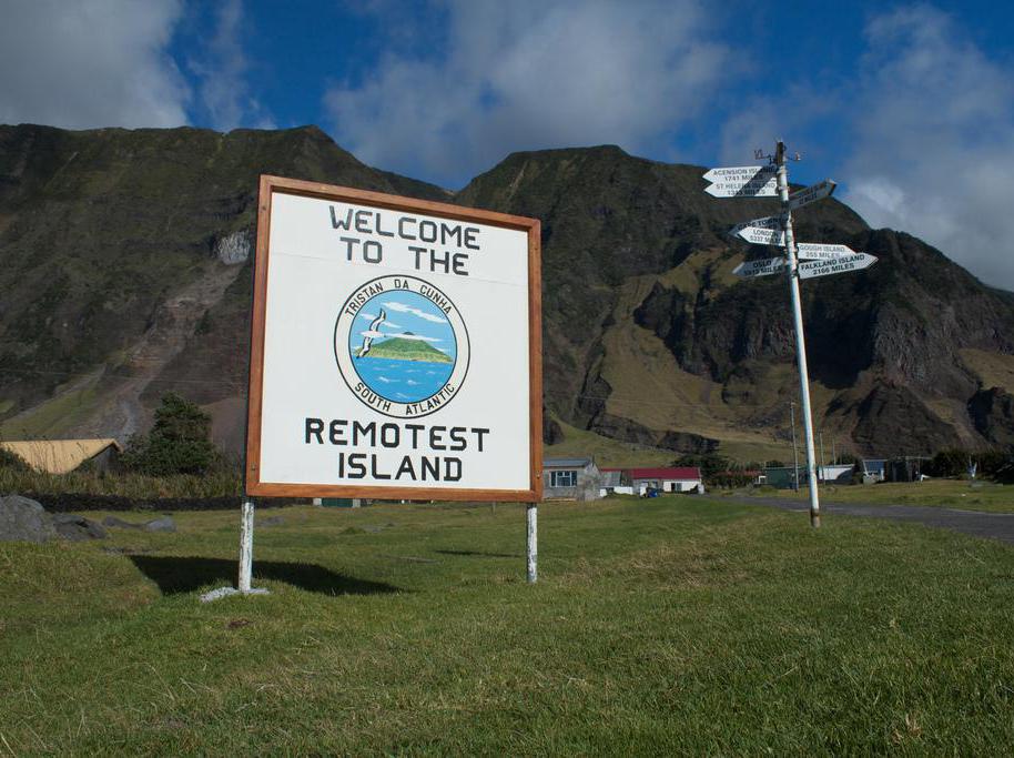 Tristan de Cunha, which is located in the South Atlantic halfway between Brazil and South Africa, is the most remote archipelago on Earth.