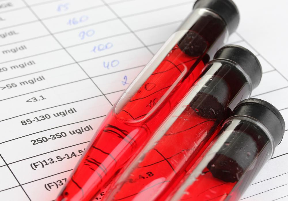 Blood testing is typically conducted to screen a patient for syphilis.