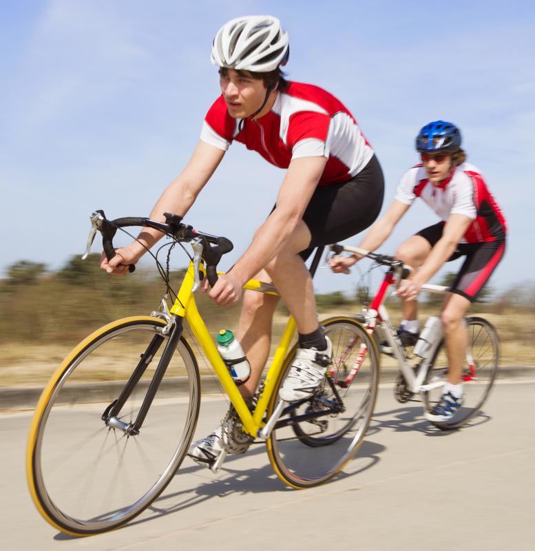 Speedometers may be present on bicycles to keep track of speed.