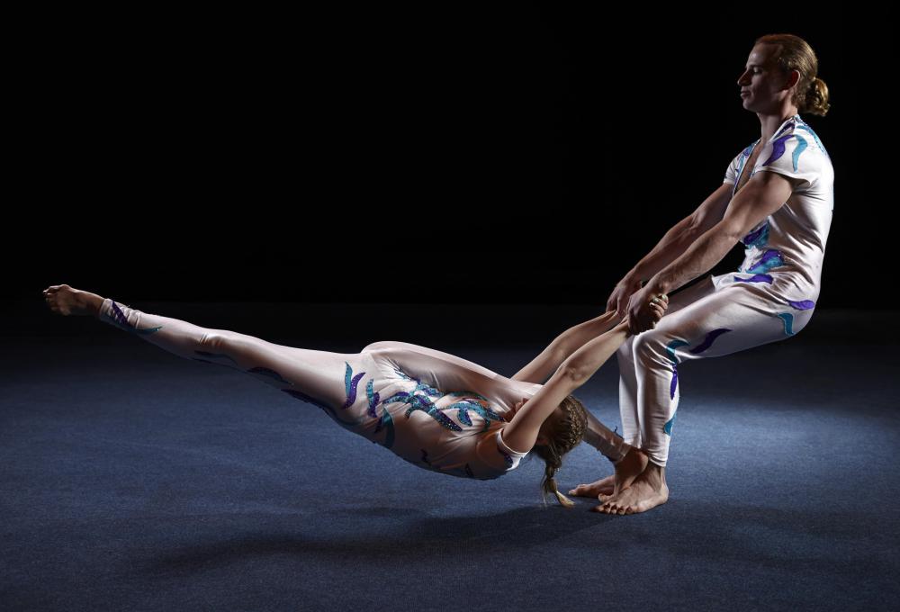 Acrobatic and tumbling performers can often be seen at the circus.
