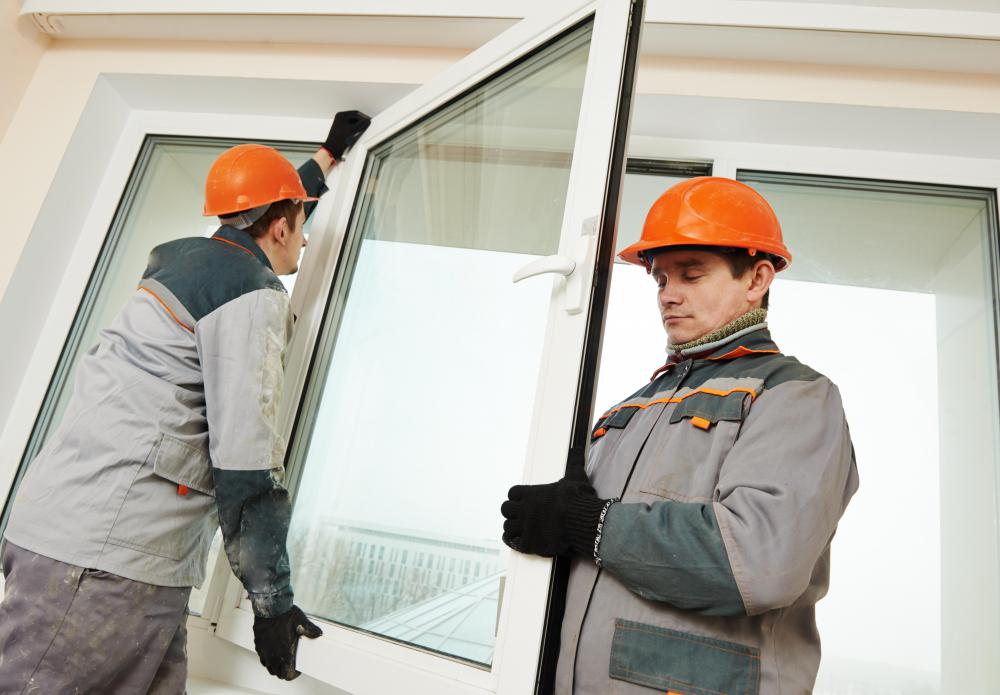 Old windows can be reglazed and reinstalled.