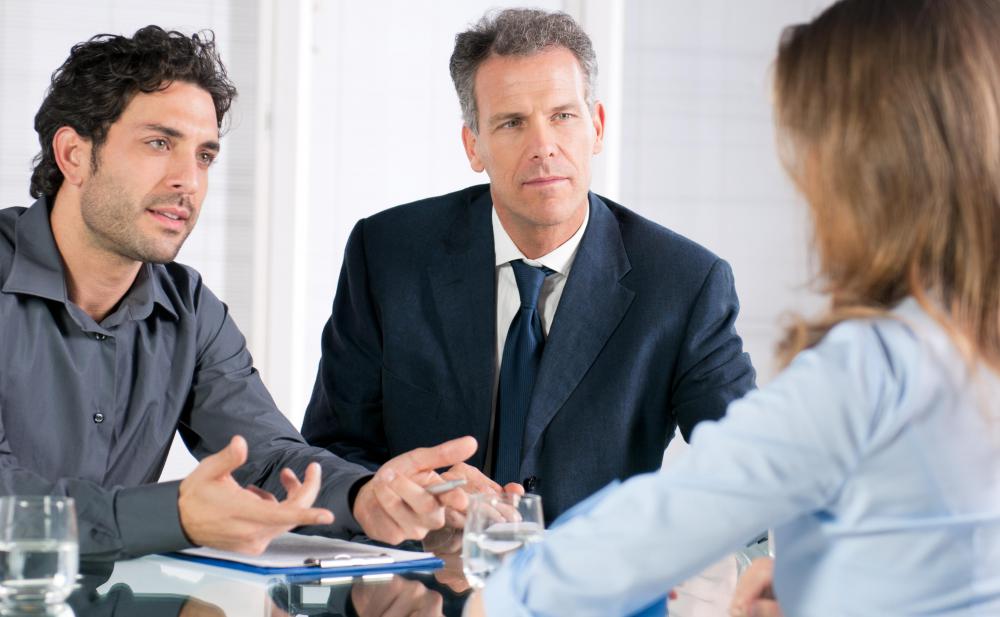 A venture capitalist might perform due diligence before investing in a start-up company.