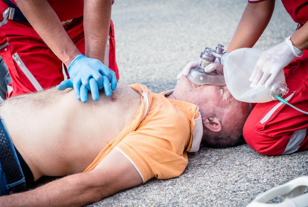 Chest compressions administered during CPR may result in fractured ribs.