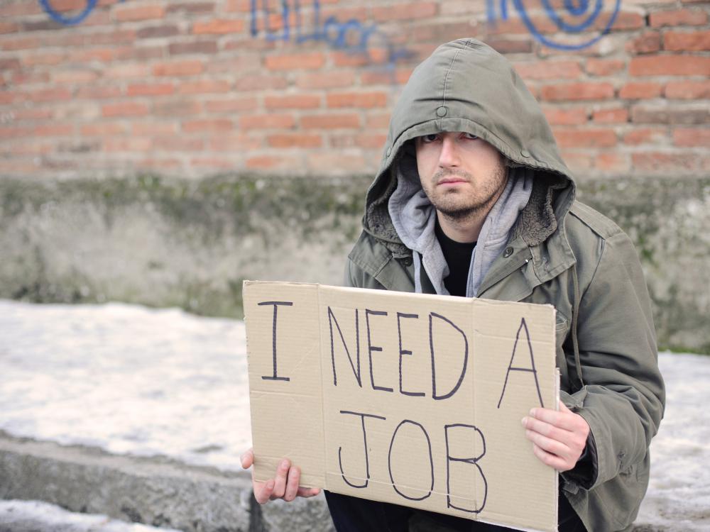 Unemployment numbers usually surge during an economic recession.