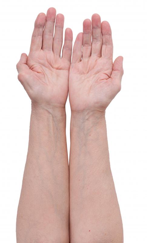 A person with a cool skin undertone.