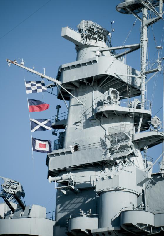 Naval ships have tight quarters inside.